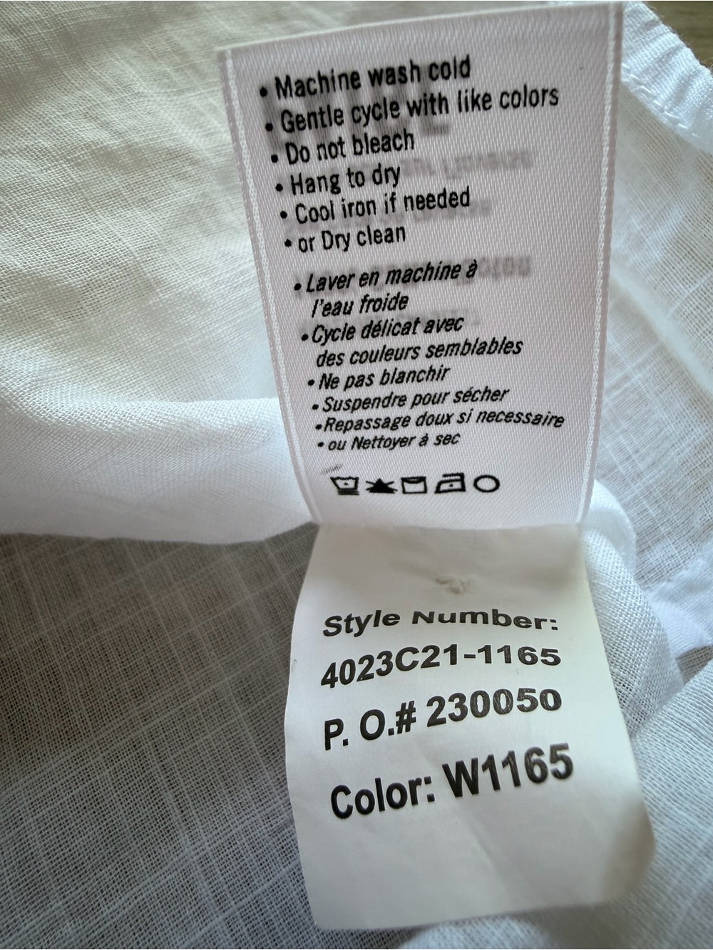 PAIGE White 100% Cotton Ruffle Pintuck Lace Trim Button Front Blouse Top Sz L - Picture 5 of 7